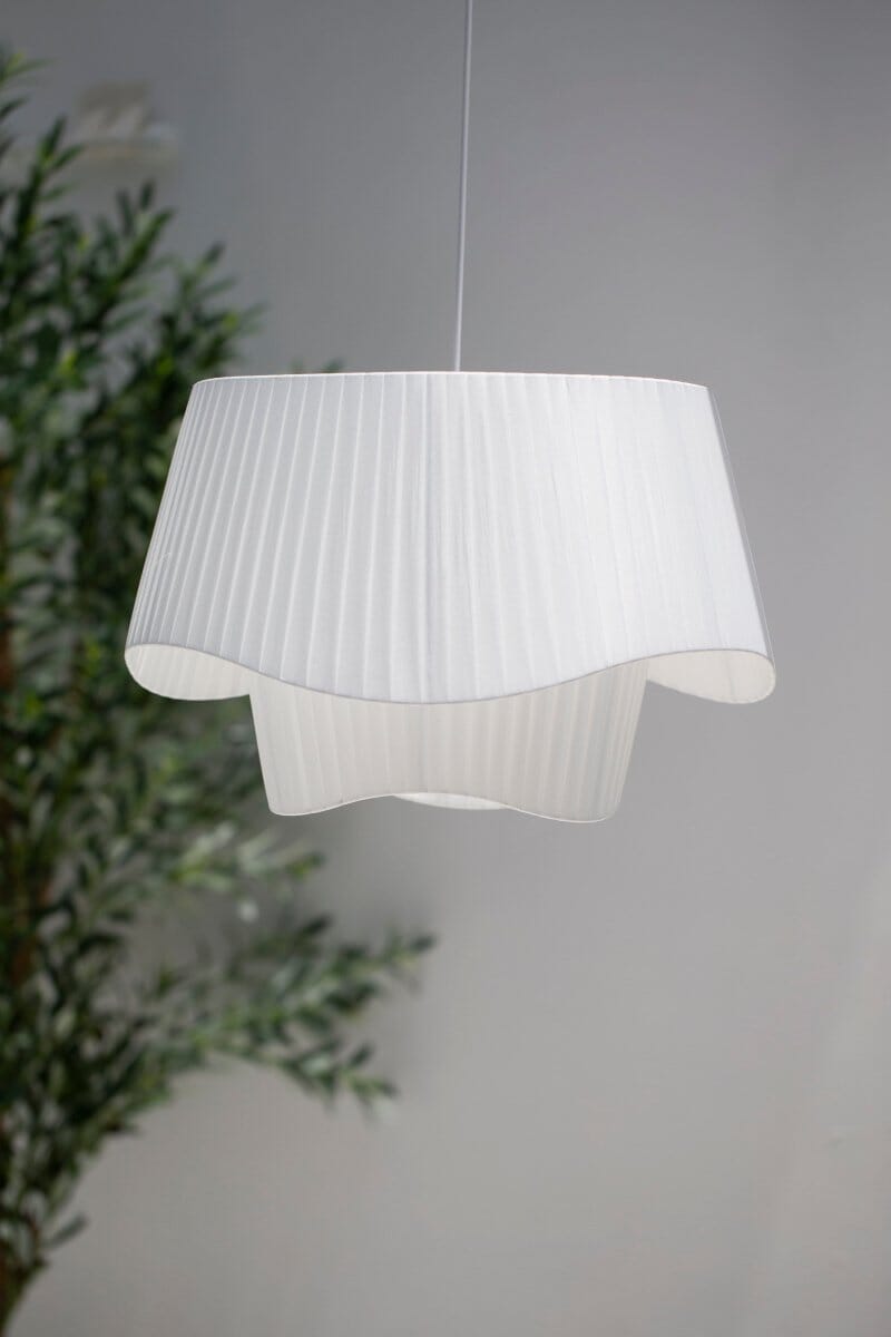 White Waves Ceiling Lamp