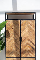 Alicia Mango Wood Storage Cabinet 