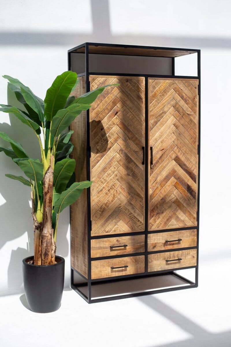 Alicia Mango Wood Storage Cabinet ART 