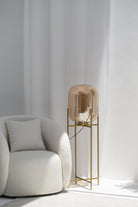 Glass Head Gold Floor Lamp FAB02 