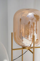 Glass Head Gold Floor Lamp FAB02 