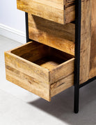 3 Drawers Cabinet with 3 Shelves Homekode 