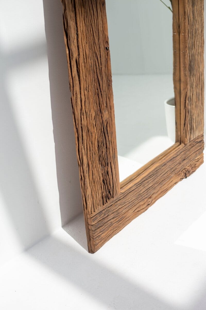 Railway Wooden Fe Mirror Mirrors  