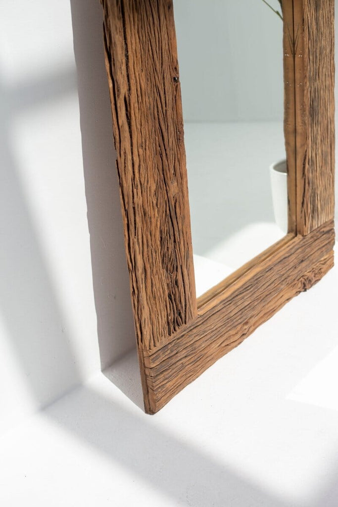 Railway Wooden Frame Mirror Mirrors ART 
