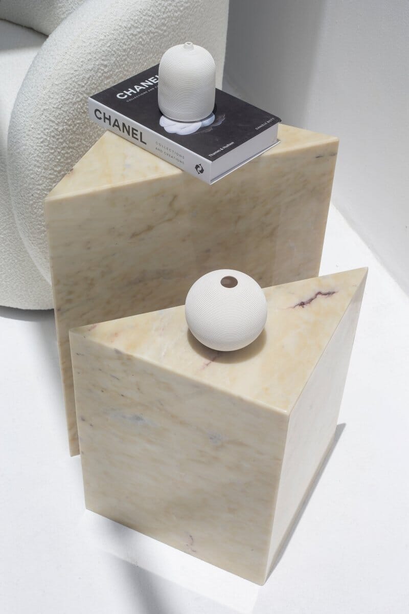 Ersa Green Onyx Marble Plinth (2 Sizes) 