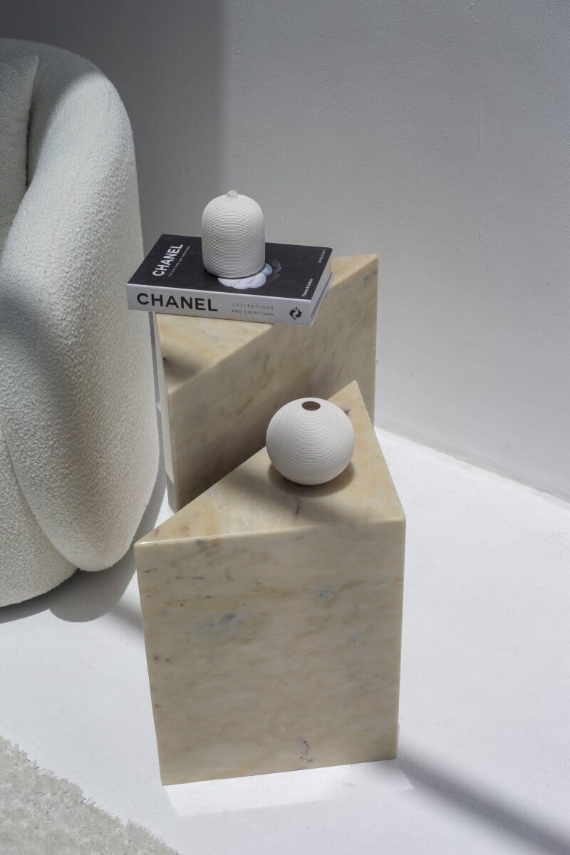 Ersa Green Onyx Marble Plinth (2 Sizes) 