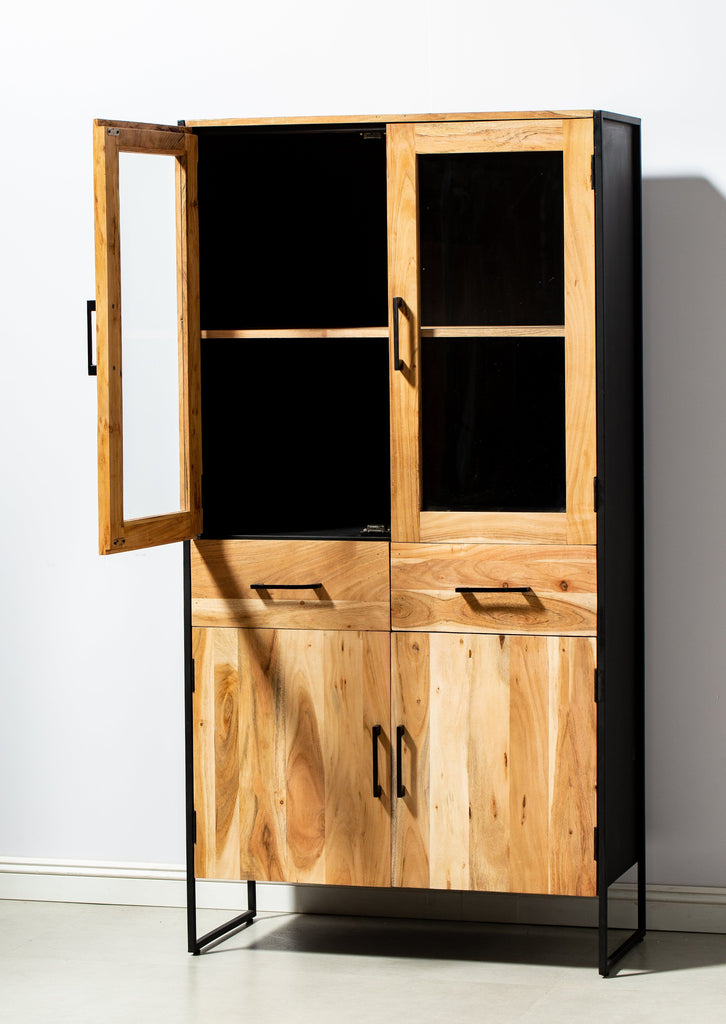 Display Cabinet with Four Doors Homekode 