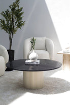 Petronia Black Marquina Coffee Table (4 Base Colors) MGH Beige 