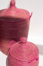 Handmade Pink Classic Basket (3 Sizes) BASKET  