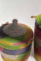 Handmade Rainbow Colored Classic Basket (3 Sizes) BASKET DECO 