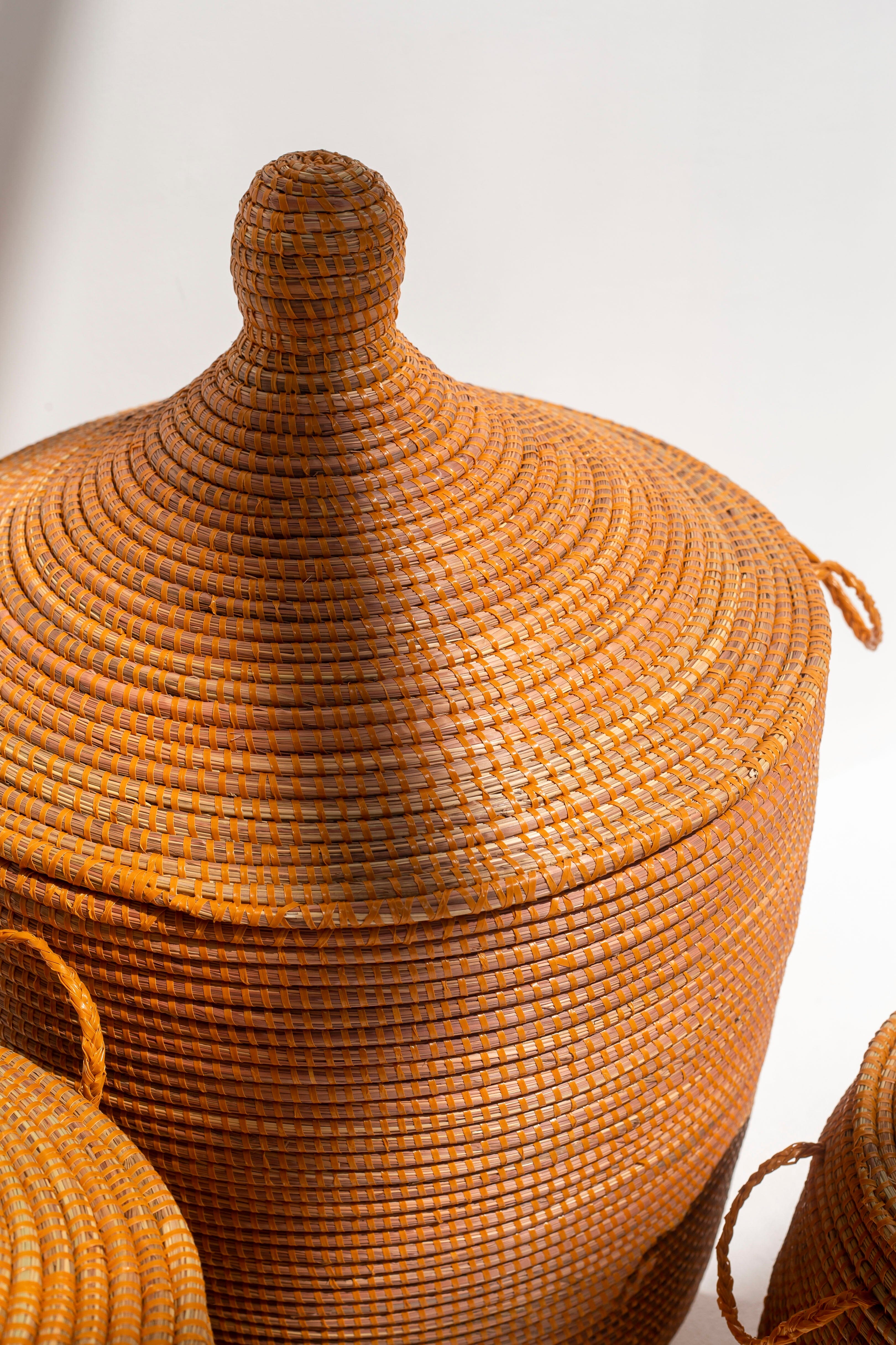 Handmade Mustard Classic Basket (3 Sizes) BASKET  