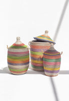 Handmade Rainbow Basket (3 Sizes) BASKET DECO 