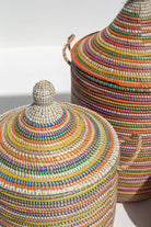 Handmade Circular Multi-Color Classic Basket (3 Sizes) BASKET DECO 