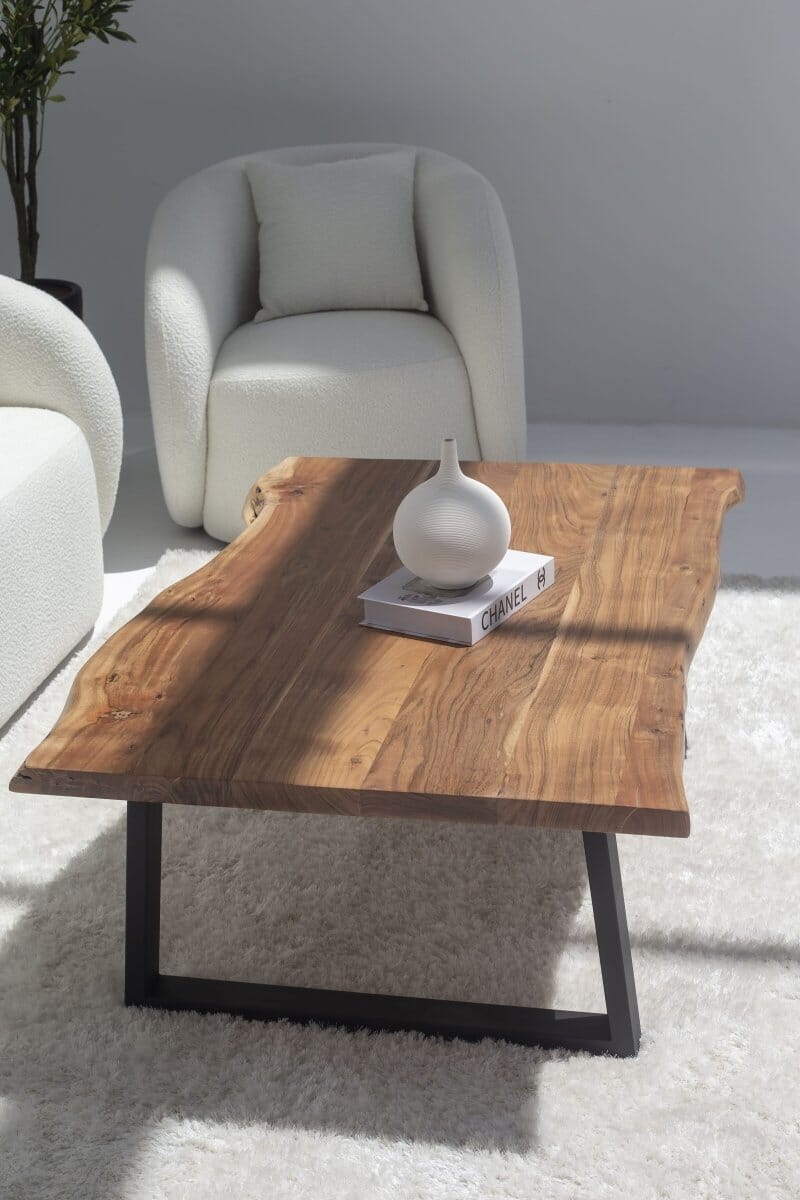 Myra Dark Acacia Coffee Table 