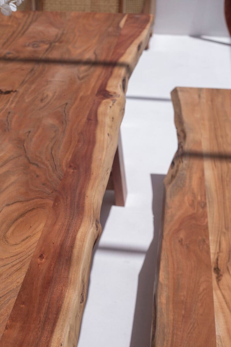 Paulina Dark Acacia Dining Table (7 Sizes) 