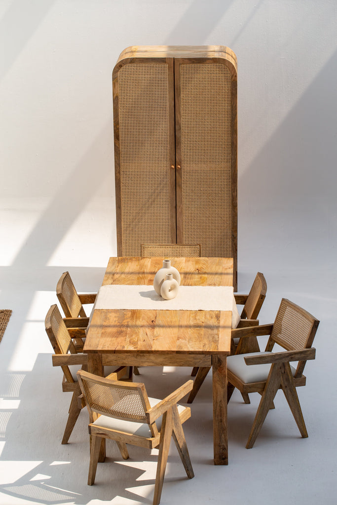 Savannah Mango Wood Dining Table (2 Sizes) Homekode 