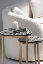 Jocasta Bone Inlay Nesting Side Table Side Table 