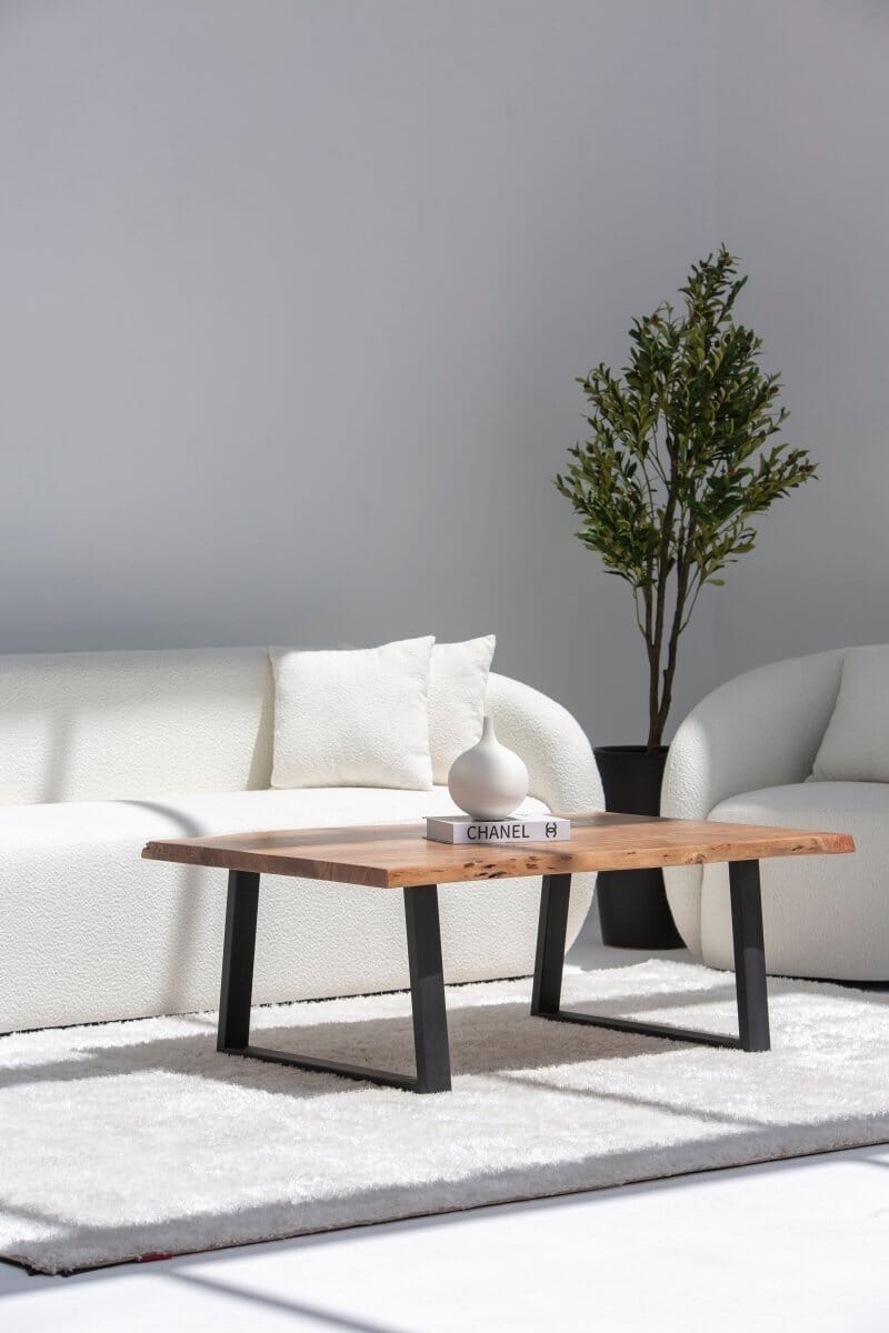 Myra Dark Acacia Coffee Table 