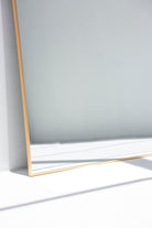 Stella Gold Flat Arch Mirror (2 Sizes) Mirrors Homekode 