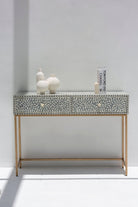 Madeleine Bone Inlay Console Table 