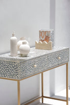 Madeleine Bone Inlay Console Table TWOA 