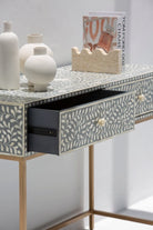 Madeleine Bone Inlay Console Table TWOA 