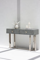 Livia Bone Inlay 2 Drawers Console Table 