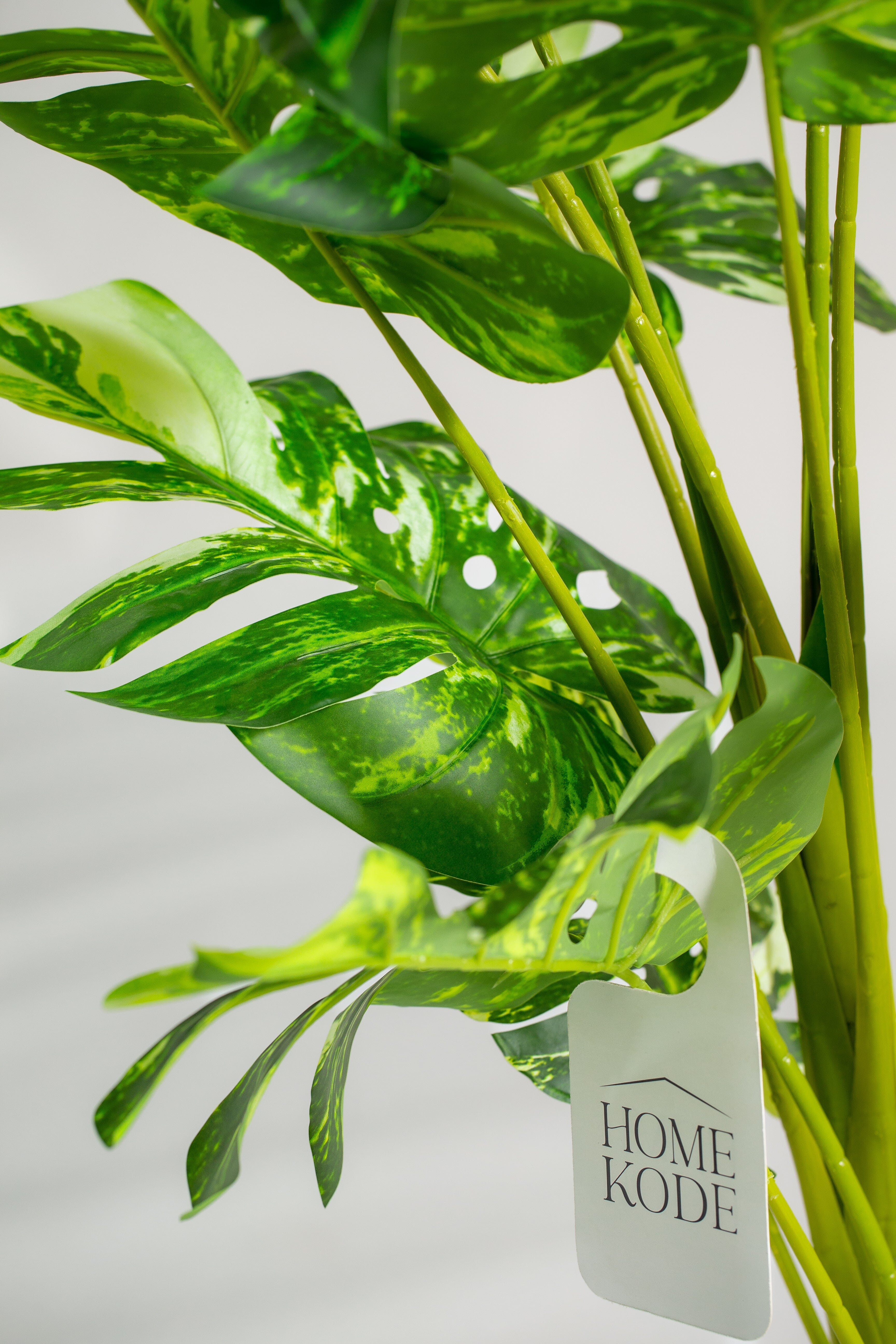 Monstera Adansoniiificial Plant (Pot not included) Homekode 