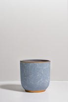 Greyish Blue Ceramic Plant Pot (3 Sizes)