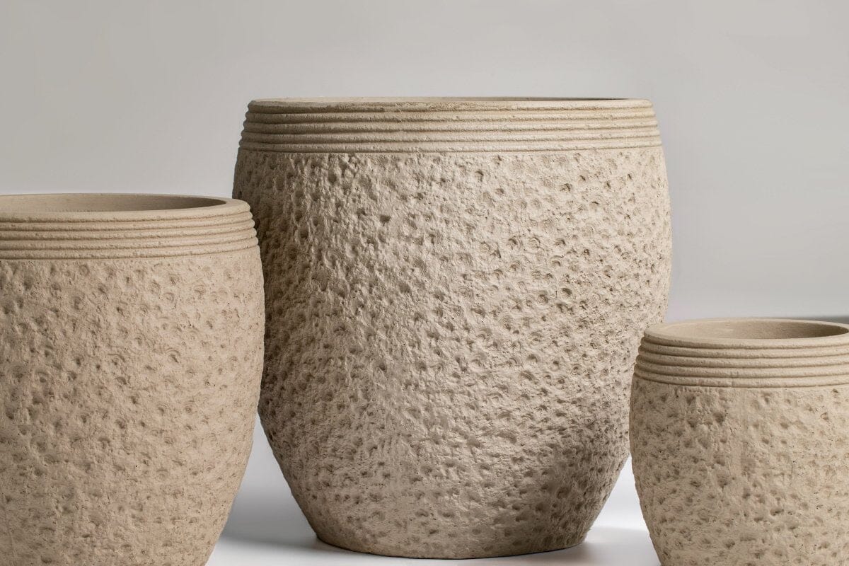 Beige Terracotta Pot (3 Sizes)