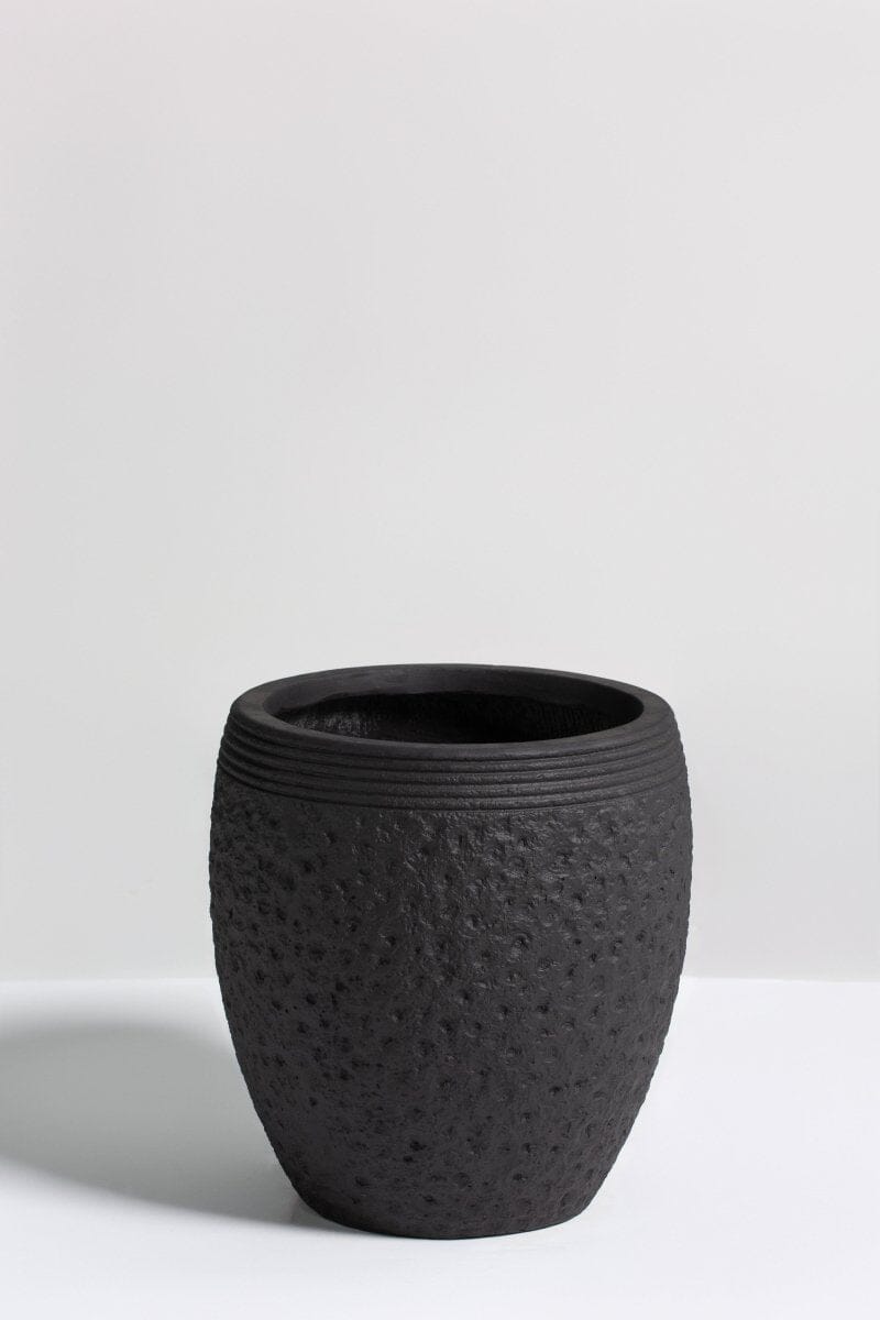 Black Terracotta Pot (3 Sizes)