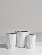 White Geometric Plant Pot (3 Sizes) FLO 