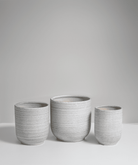 Grey Ceramic Plant Pot (3 Sizes Available) FLO 