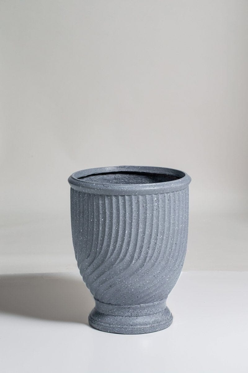 Dark Grey Ceramic Plant Pot (3 Sizes Available)