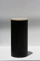 Alora Black Wooden Plinth With Multiple Tops 