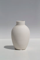 Mini Oval Ceramic Ripple Vase IBE02 