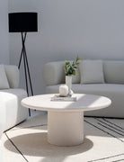 Mireille Round Micro Concrete Coffee Table (4 Sizes) Homekode 