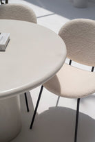 Mireille Round Micro Concrete Dining Table (3 Sizes) Homekode 