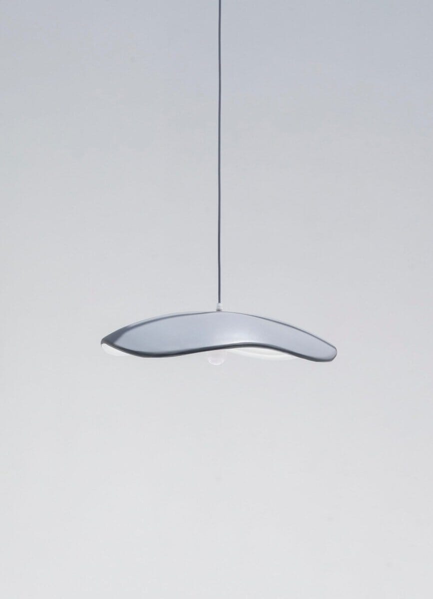 Ethereal Flow Grey Pendant Ceiling Lamp 