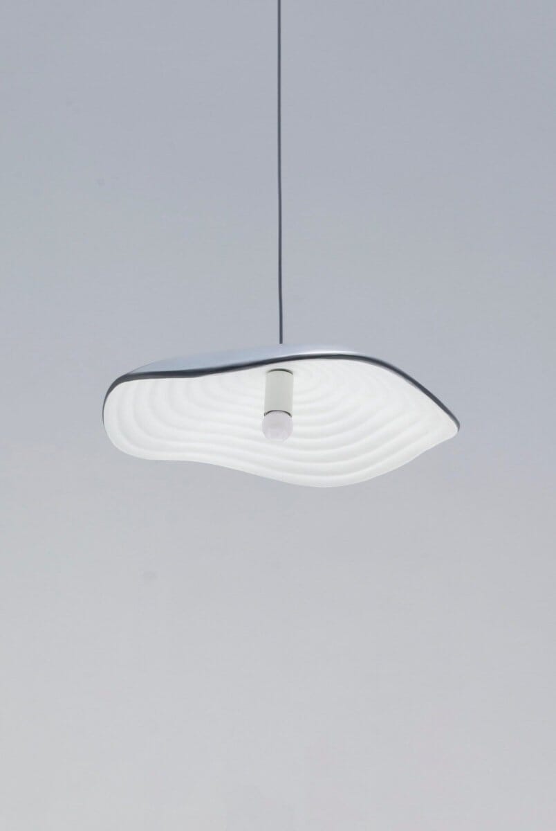 Ethereal Flow Grey Pendant Ceiling Lamp FAH19 