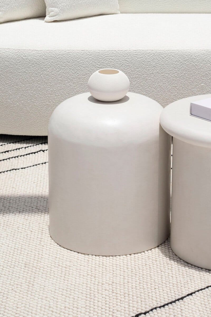 Rhea Micro Concrete Side Table (2 Sizes)