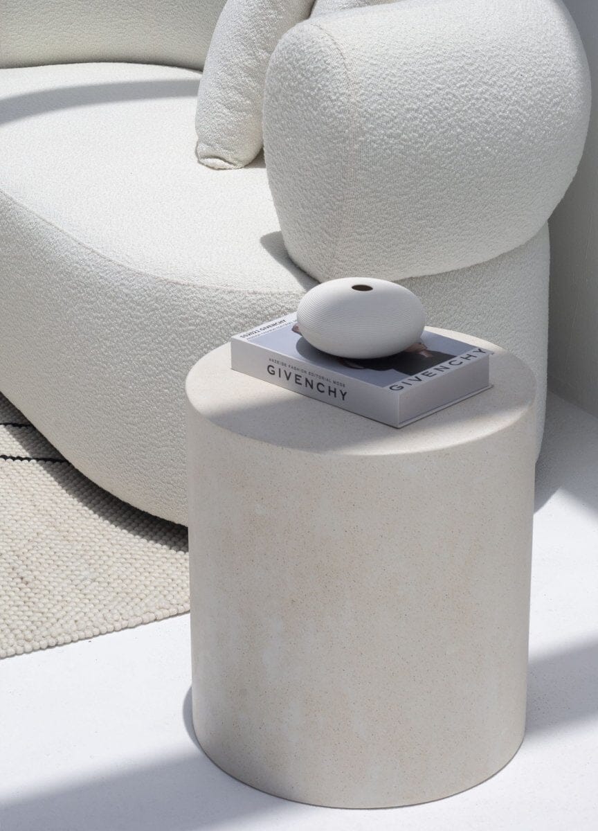 Miray Textured Concrete Side Table (3 Sizes)