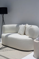 Odelia Off-White Bouclé Sofa Homekode 