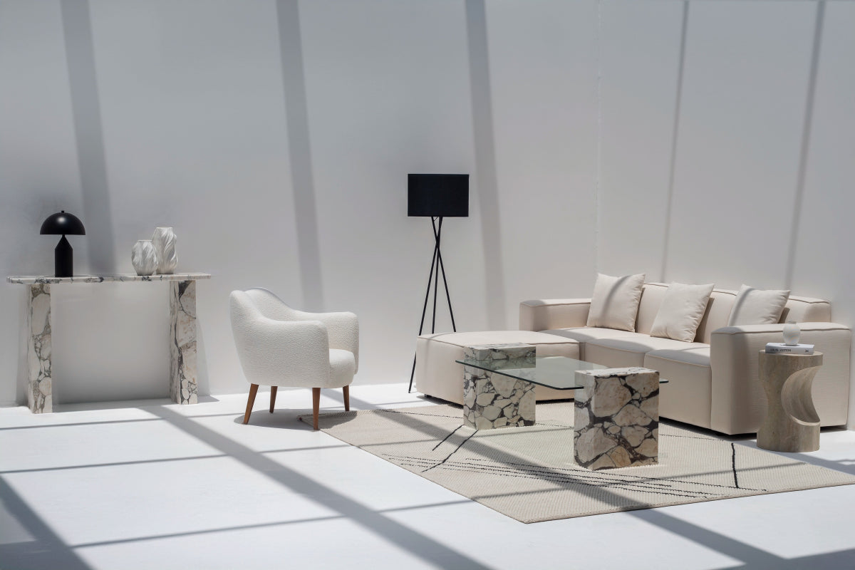 Callista Calacatta Viola Coffee Table (2 Sizes) Coffee Tables 