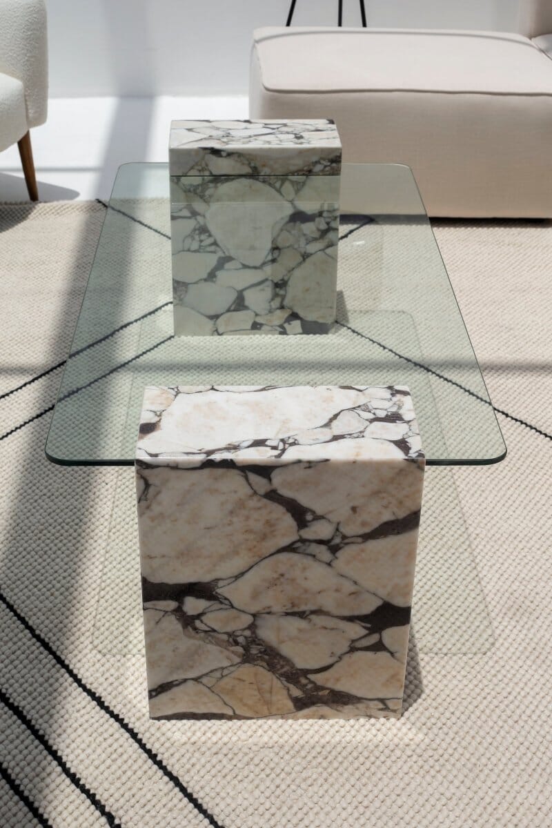 Callista Calacatta Viola Coffee Table (2 Sizes) Coffee Tables 