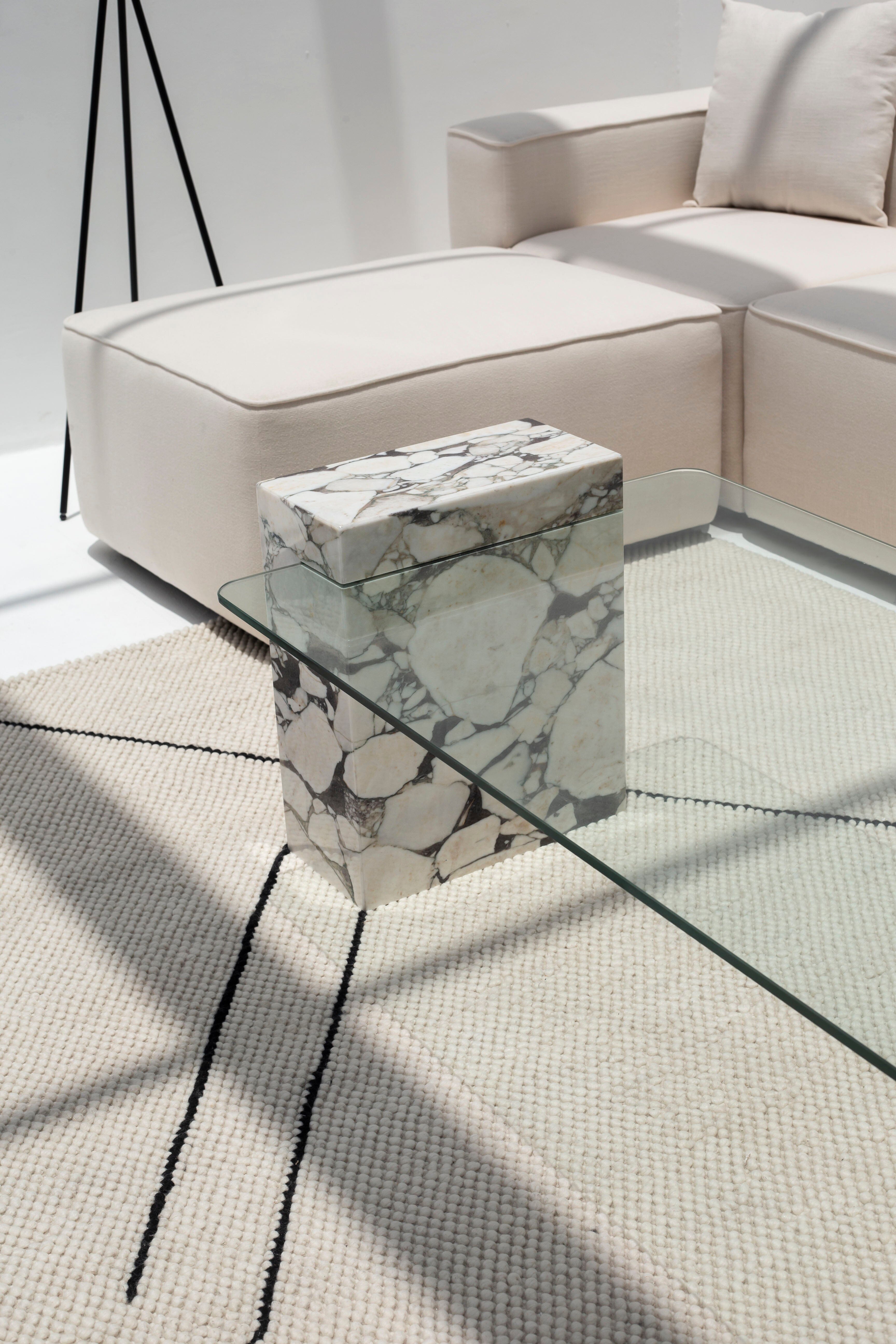 Callista Calacatta Viola Coffee Table (2 Sizes) Coffee Tables 