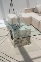 Isra Calacatta Viola Marble Coffee Table Coffee Tables MGH 