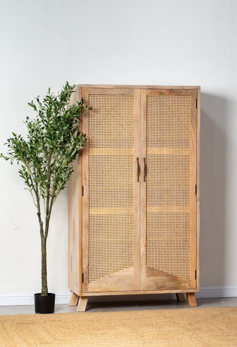 Cali Rattan Doors Closet 