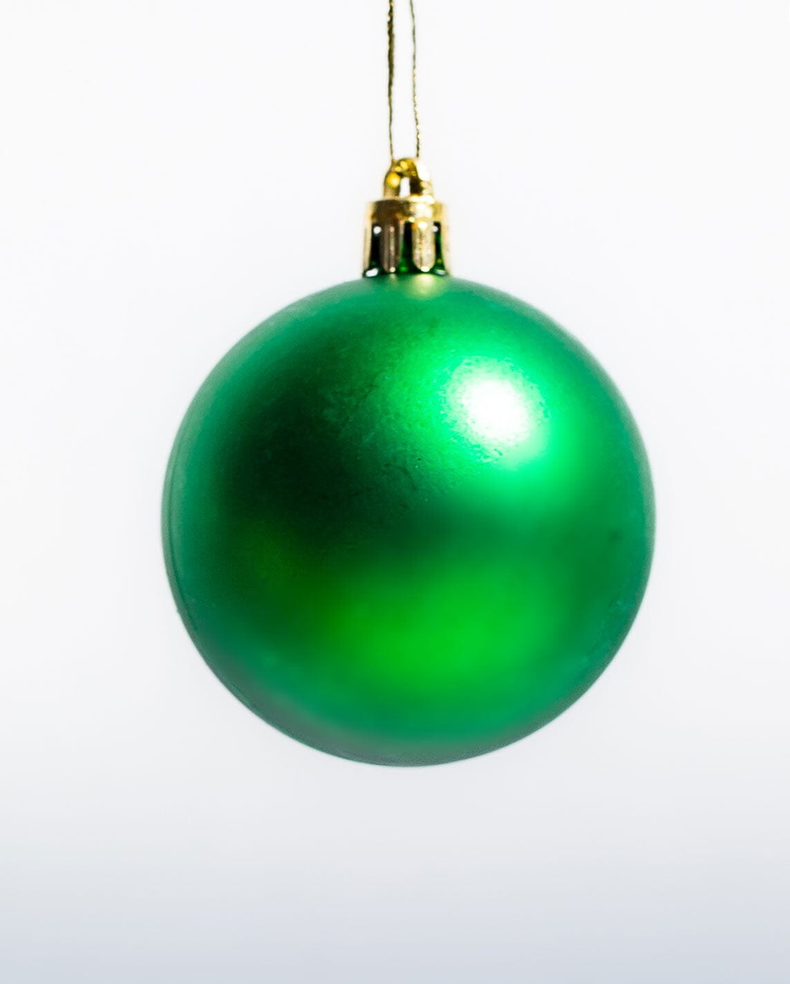 Green Christmas Ball Ornaments Set