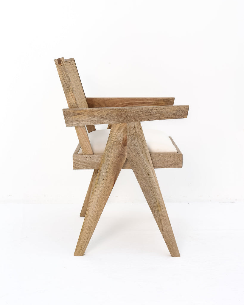 Sienna Rattan Chair with Arms Homekode 